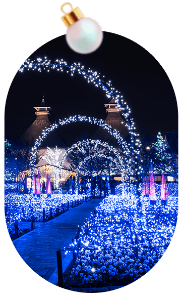 日本冰紛冬祭名花之里彩燈 日本冰紛冬祭名花之里彩燈