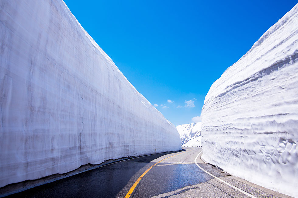 立山黑部雪牆