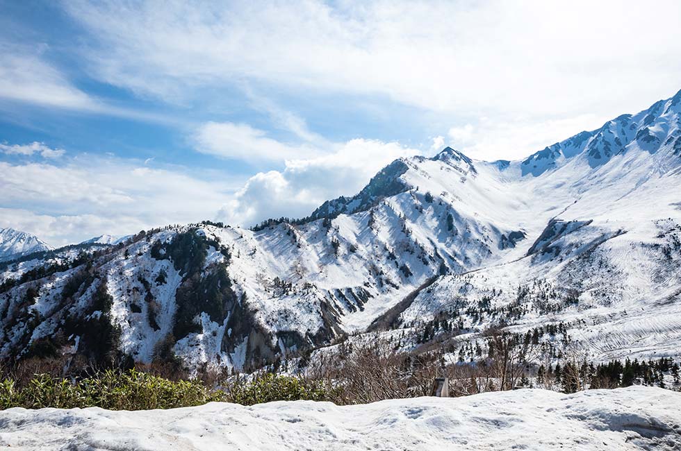 立山黑部冬天