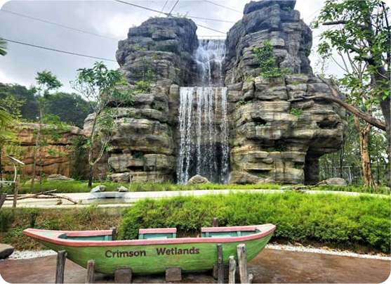 新加坡飛禽公園瀑布